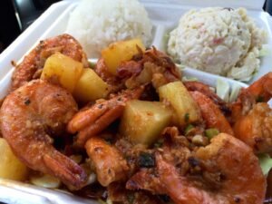 Geste shrimp truck menu